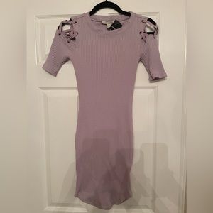 Lavender mini/knee length dress